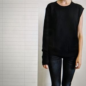 R13 - ONE SLEEVE SWEATSHIRT - SIZE M